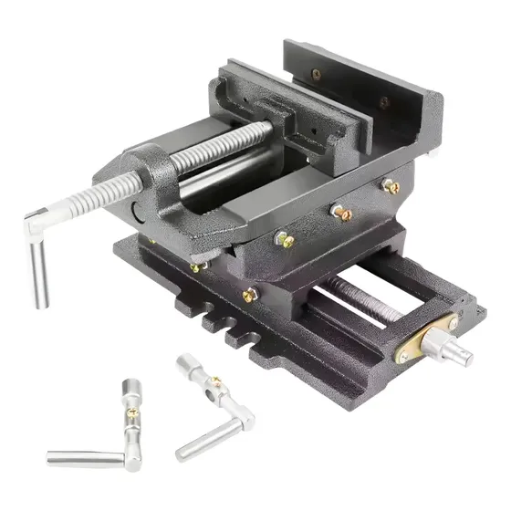 Morsa de banco Konan KCM/6 para taladro 6'' 150 mm base fija