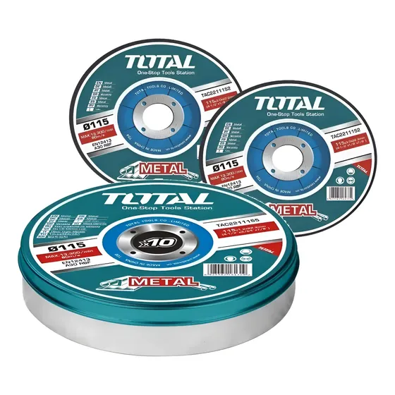 Pack De 10 Discos Corte Abrasivos P/ Metal 115mm 4-1/2 Pulg
