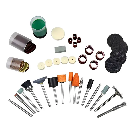 Accesorios Torno Mini Drill 105 Pcs Piedras Discos Lijas Etc