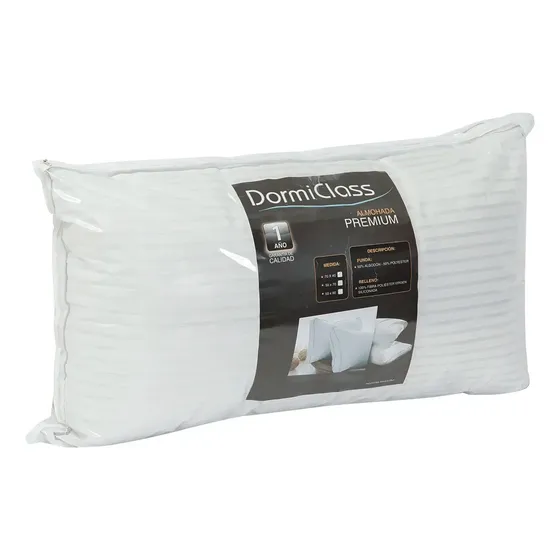Almohada Dormiclass Premium Doble Vivo 70x40 Vellón