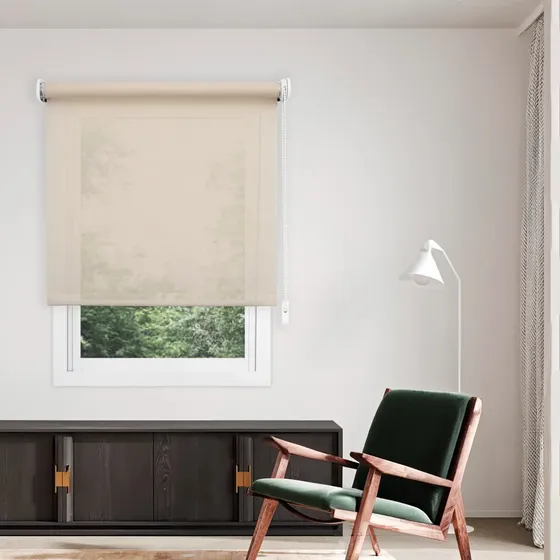 Cortina Roller Traslucida Sunscreen Rustica 140x130 Envio
