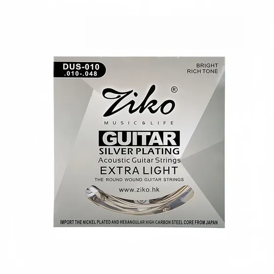 Cuerdas Ziko Dus-010 Para Guitarra Acústica, 6 Cuerdas, Chap