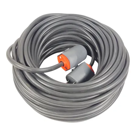Alargue Industrial 20m Fichas Richi Cable Tipo Taller 2x2.5 Negro