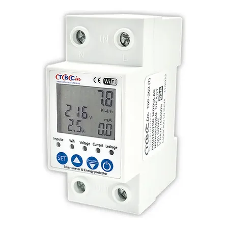 Protector Tension Wifi Alta Baja Medidor Consumo TBCin Smart TDP-263T