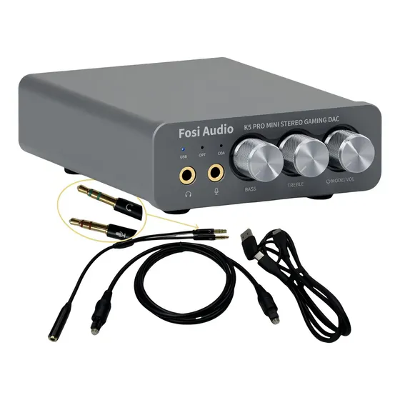 Amplificador De Auriculares Y Dac Fosi Audio K5