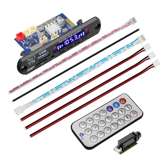 Módulo Mp3 Bluetooth Amplificador 120w Audio Decodificador 120 W