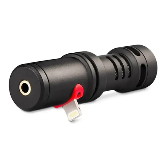 Micrófono Rode VideoMic Me-L Condensador Cardioide color negro