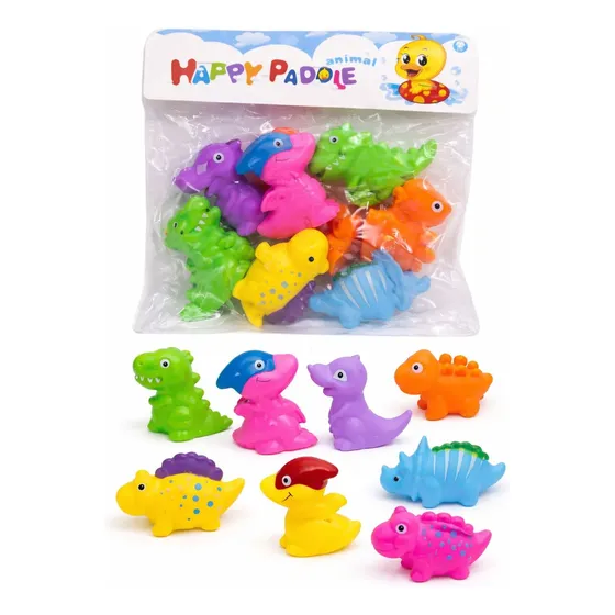Juguetes Ducha Infantil Dinosaurios Agua Flotantes Pileta