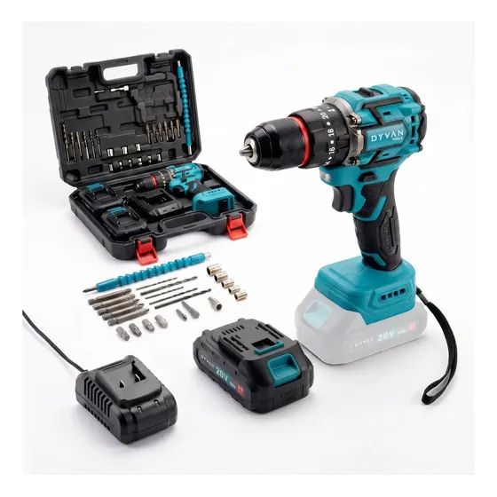 Taladro Atornillador Percutor Dyvan Brushless Inalambrico