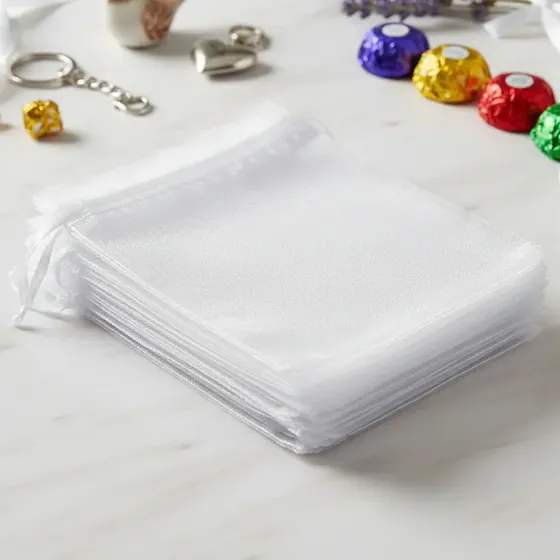 Bolsas De Organza. 17x23. Pack X 50 Unid. Souvenirs. Regalos