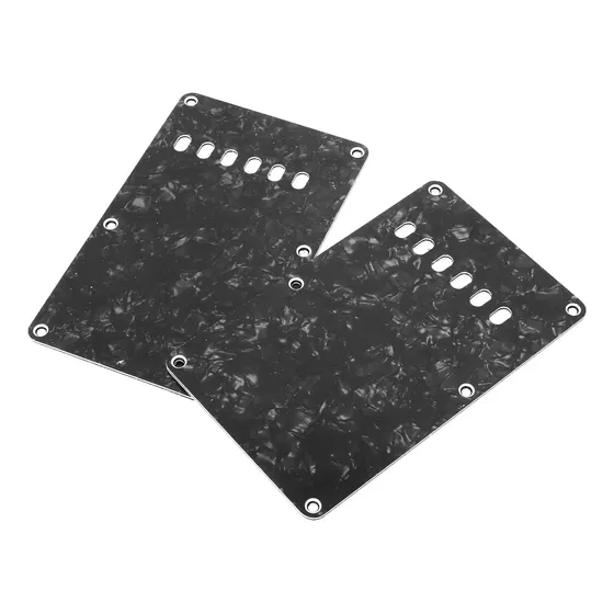 Placa Trasera De Repuesto Para Guitarra Negra Y Negra, 2 Pie