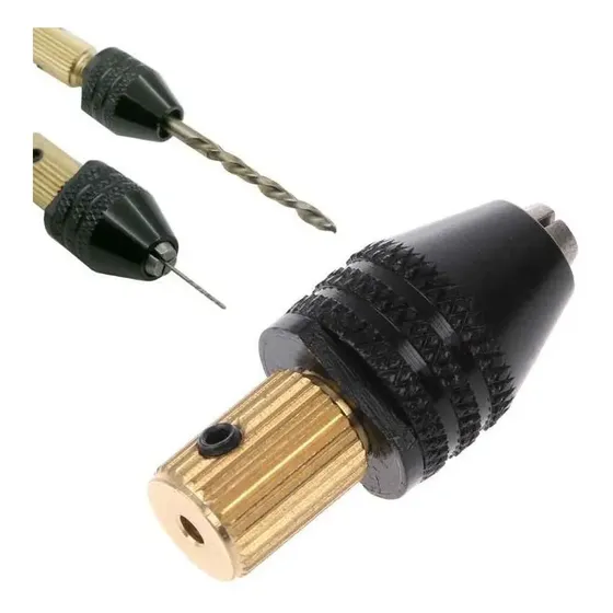 Mini Porta Broca Ajustable Mecha Mandril Taladro Hasta 3.5mm