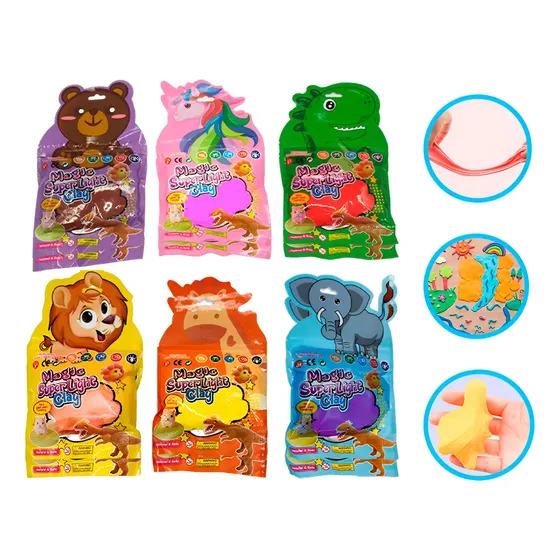Set X12 Arcilla Masa Para Modelar Colores Infantil Juguete
