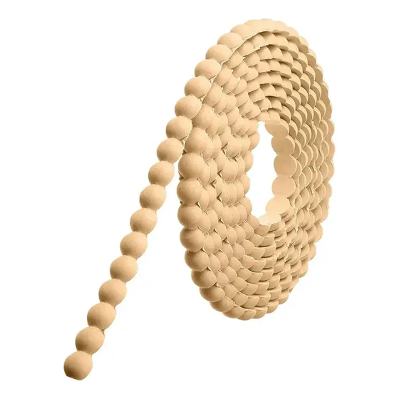 Marco Adhesivo Flexible De 3 Metros Con Acabado De Madera Beige