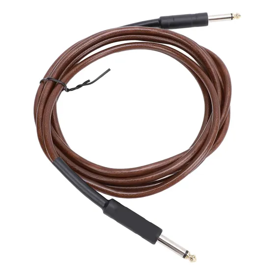 Cable De Instrumento Para Guitarra De 6,35 Mm Para Reducción