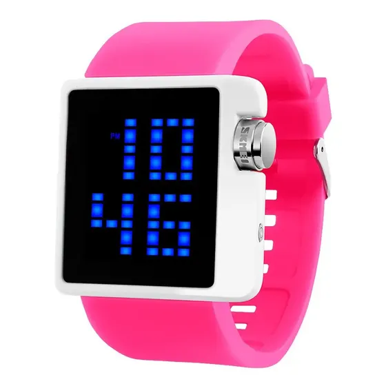 Reloj Unisex Skmei 1145 Digital Luz Led Watch Silicona