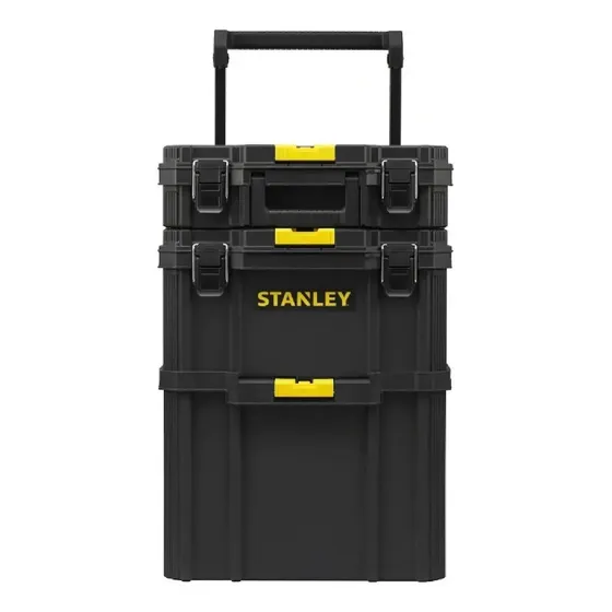 Caja Herramientas Carro Stanley Stst83319 Con Ruedas 3 En 1 Color Amarillo/Negro