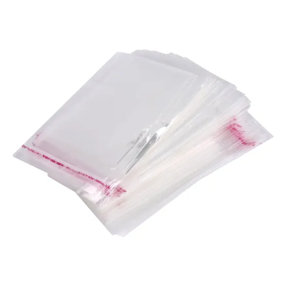 200 Bolsas De Plástico Autoadhesivas Transparentes De 7 Cm X