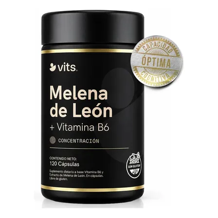 Melena De León 1000 Mg 120 Cápsulas Suministro Para 2 Meses - Concentración, Memoria, Claridad Mental - Hongo Adaptógeno Melena De León Cuerpo Fructífero