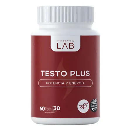 Testo Plus 60 Cápsulas Ginseng Maca Zinc The Protein Lab Neutro