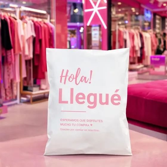 Bolsas Hola Llegue Envios Ecommerce 30x45 Inviolable  X50u