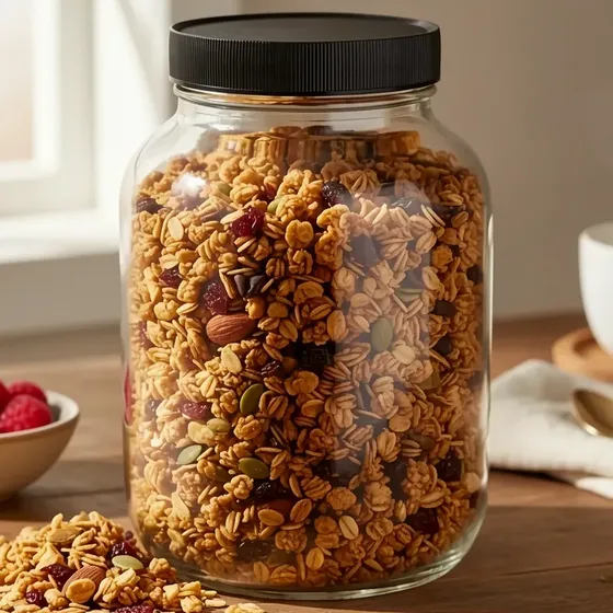 Frascos Vidrio Gigante 3000 Tapa Hermetica Plastica X 2