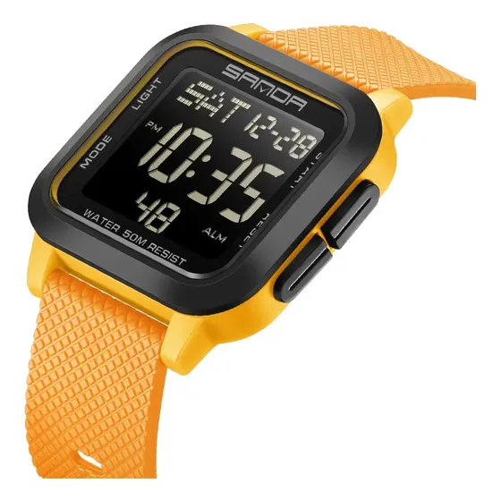 Relojes Deportivos Para Hombre Con Correa De Silicona Imperm