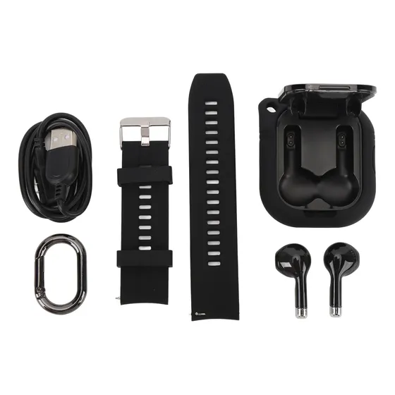 Auriculares Smartwatch, 2.01 Pulgadas, Tft, 2 En 1, Nfc, Rel