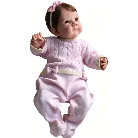 Muñeca Bebé Reborn Cuerpo Completo Vinilo 45cm
