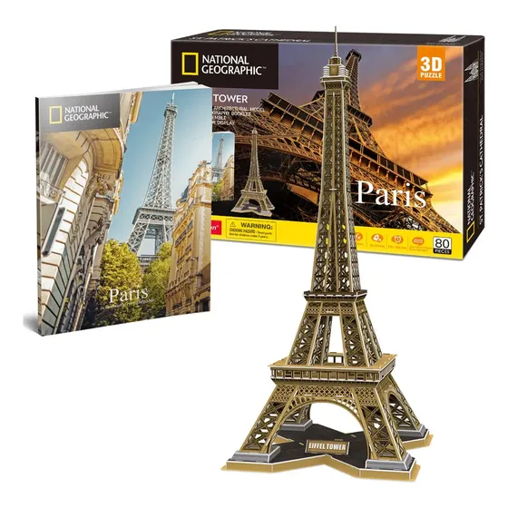 Cubic Fun Rompecabeza 3d Torre Eiffel Paris