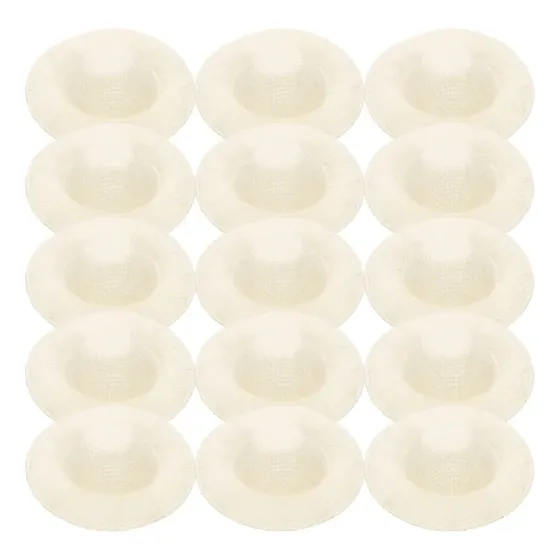 15 Sombreros En Miniatura Para Casas De Muñecas Diy Ivory / Off-white