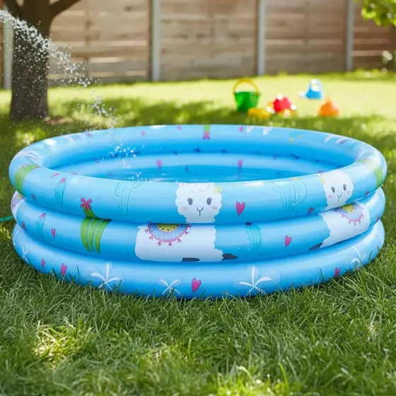 Pileta Inflable Redonda Kids 3 Anillos Sunclub 100x30cm