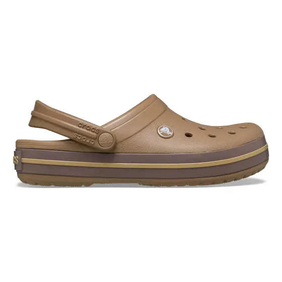 Zuecos Crocs Crocband Unisex Moda Marrón