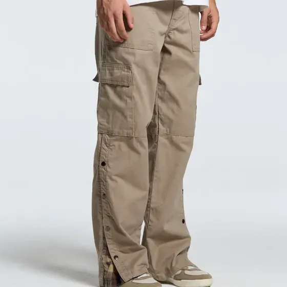 Pantalón Cargo Gabardina Barclay Beige