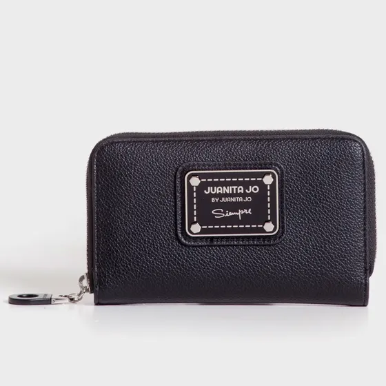 Billetera Mediana Con Chapa Tarjetas Mujer Juanita Jo