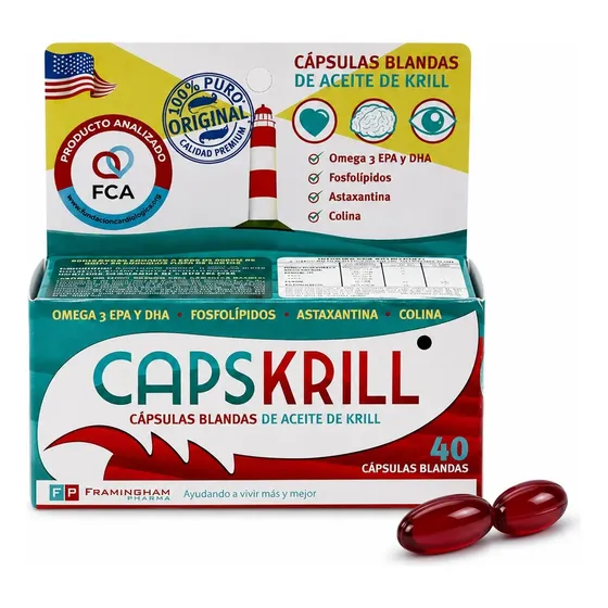 Oferta! Capskrill X 40 Capsulas Blandas-aceite De Kril