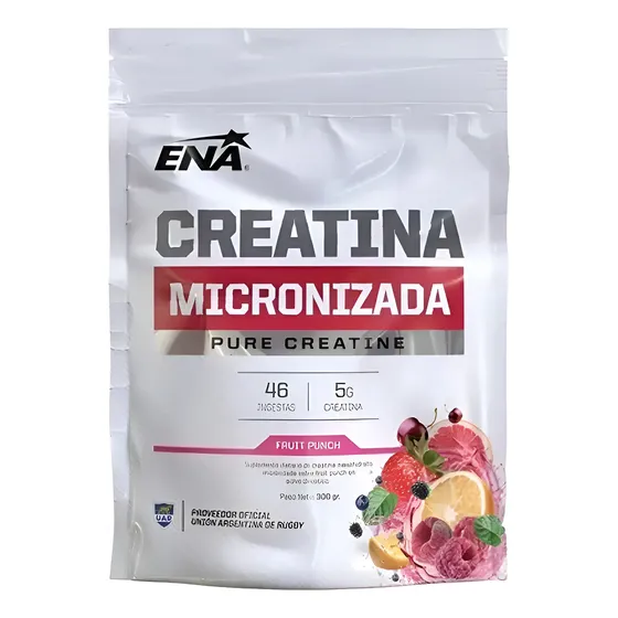 Creatina Monohidrato Micronizada Ena 300 Grs Saborizada