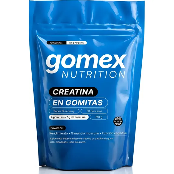 Gomitas Creatina 5g Monohidrato Micronizada Gomex Nutrition