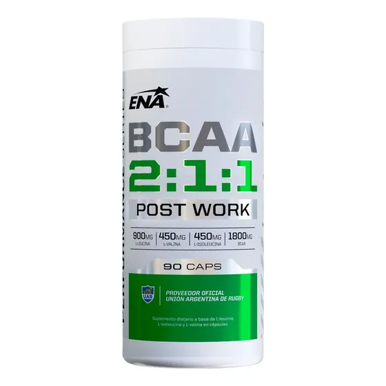 Ena Sport Bcaa 2:1:1 Post Work Suplemento Dietario 90cap