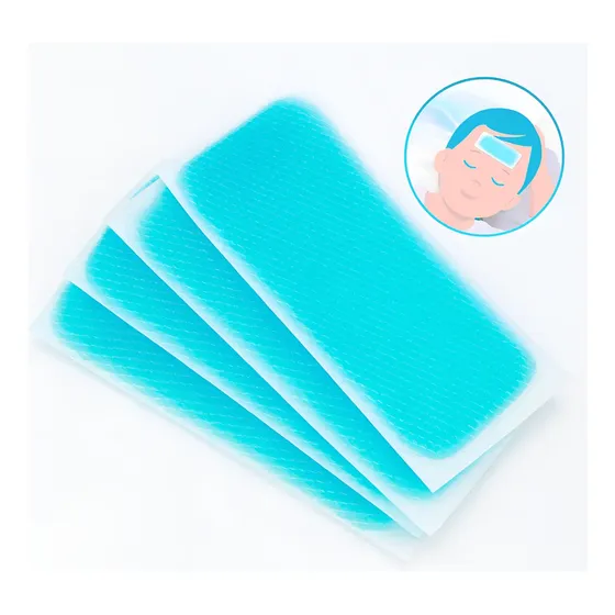 Parches Gel Frio Refrescante Fiebre Bebe X10 Natural Alivio