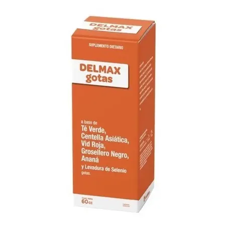 Suplemento Nutricional Delmax Gotas 60 mL Té Verde Vid Roja