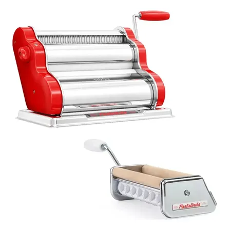 Pastalinda Fabrica De Pastas Modelo 260 Con Raviolero Color Rojo