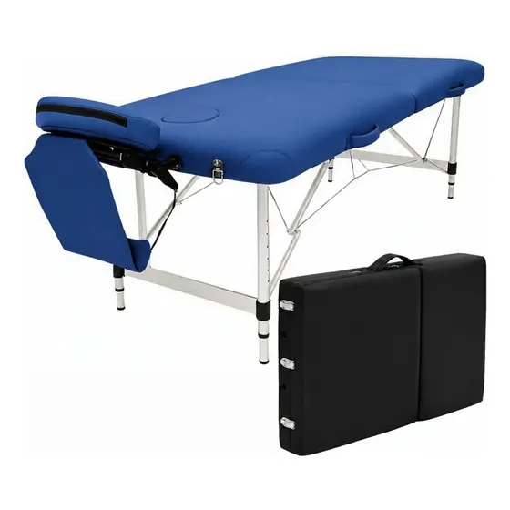 Camilla Plegable Mesa Masajes Depilacion Melfit Reforzada Color ZENITH Azul Marino
