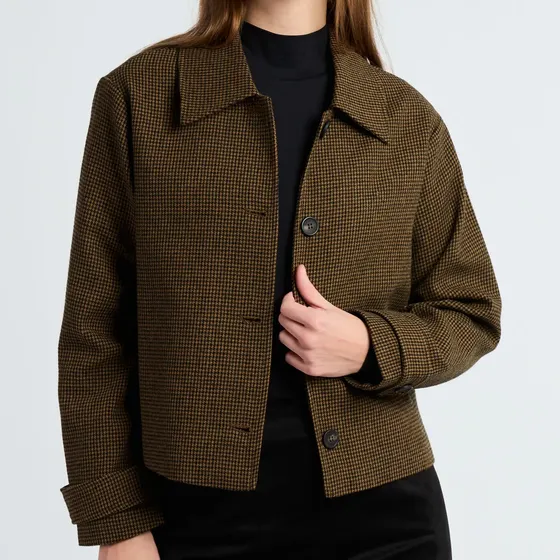 Chaqueta Mujer Kevingston Rowen Poliester Marrón