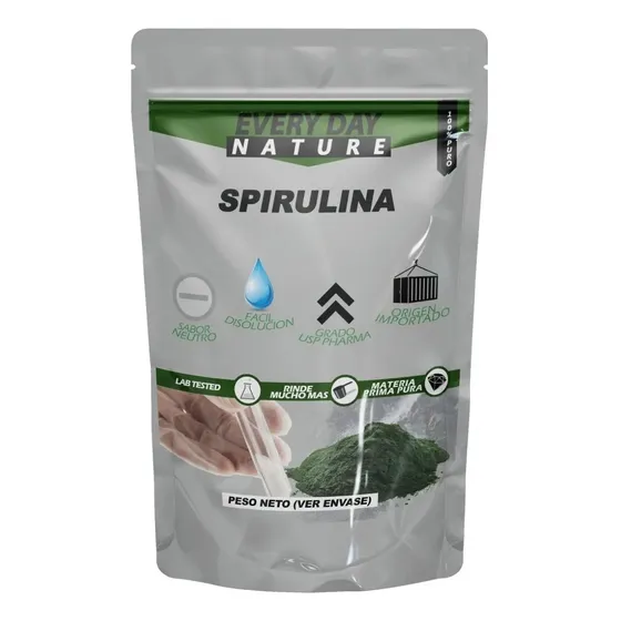 Proteína Every Day Nature Espirulina en polvo Sin sabor x 1kg