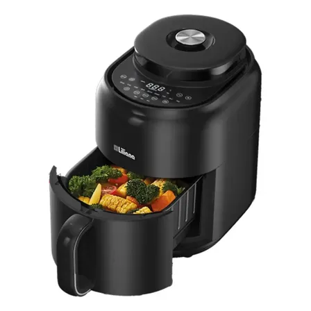 Freidora De Aire Liliana Con Vaporizador AF945 Steamfry 4,5l Color Negro