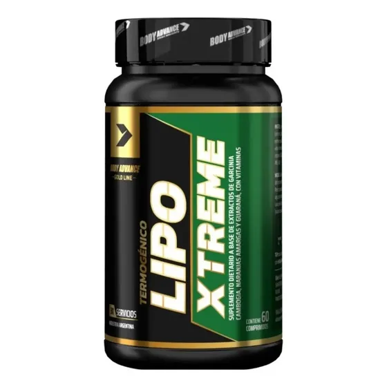 Suplemento en comprimidos Body Advance Quemador de grasas LIPO Xtreme Sin sabor de 60 un