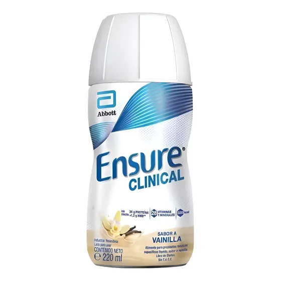 Ensure Clinical Liquido 220 Ml X 15 Unidades Vainilla
