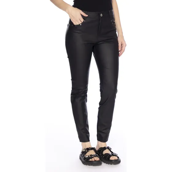Pantalón  Simil Cuero Chupín Giovannita Mujer Asterisco