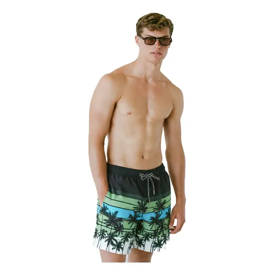Short Baño Hombre Bermuda Estampada Malla Clasica Briganti